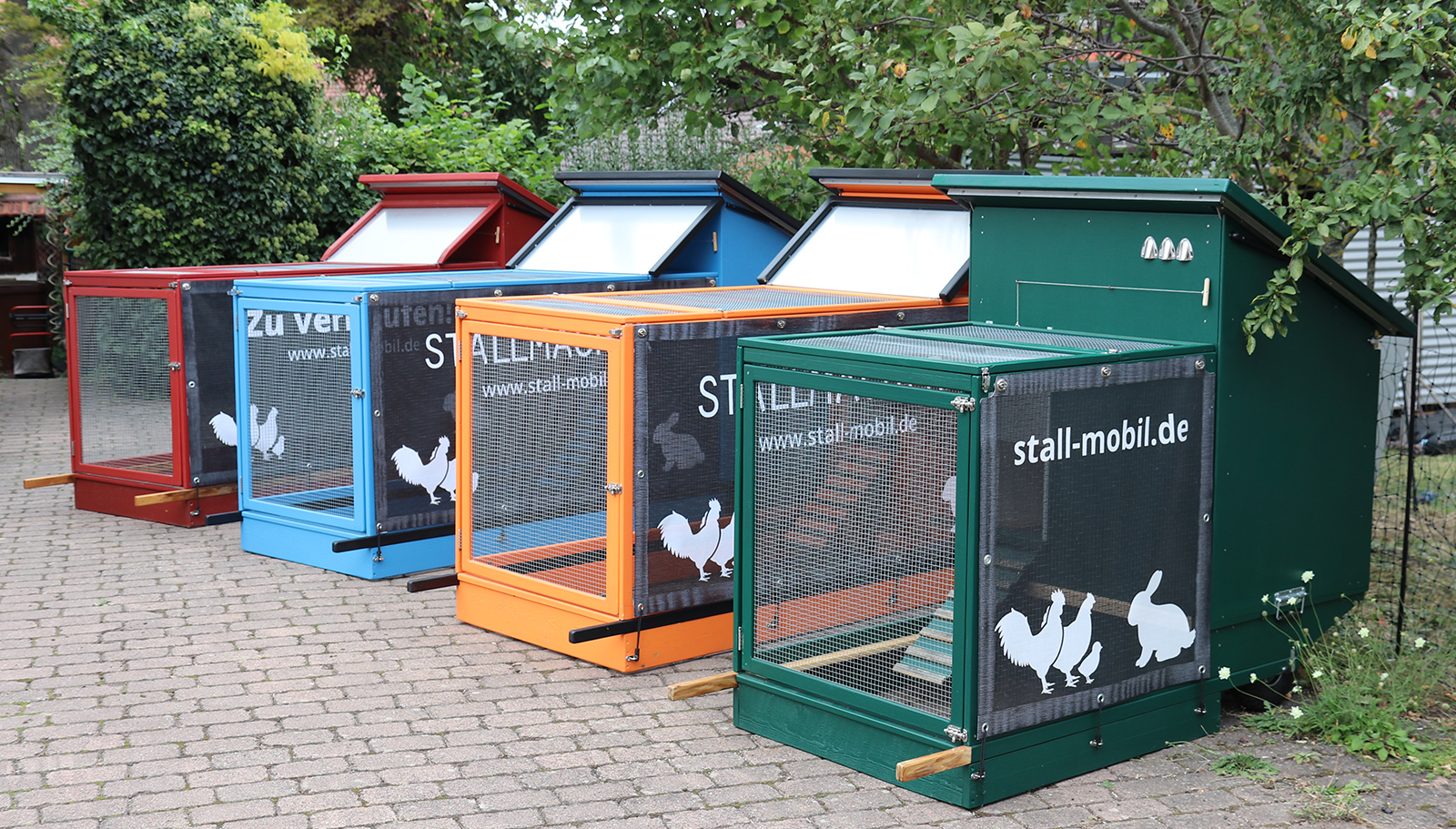 Mobile Ställe für Hühner und Kaninchen von STALLMACHER®